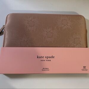 Kate Spade Blush Floral Laptop Sleeve
